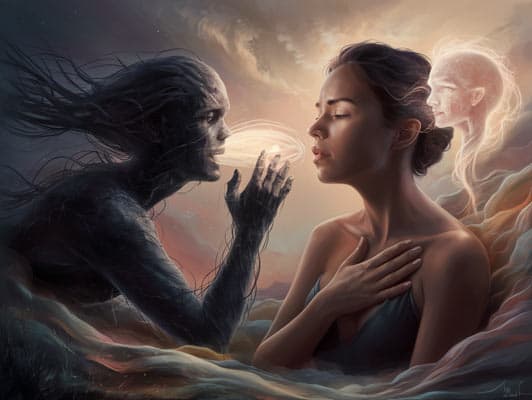 Image representing intuition or fear