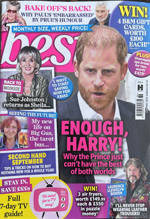What's that about Prince Harry? 3 Best magazine cover
